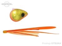 ジャッカル 爆流ビンビン玉 -  スライド #F191 オレンジゴールド/蛍光オレンジT+ 100g