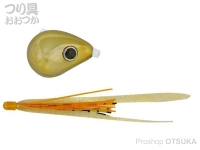 ジャッカル 爆流ビンビン玉 -  スライド #F198 メッキゴールド/イカナゴT+ 100g