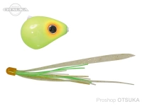 ジャッカル 爆流ビンビン玉 -  スライド #F201 ホットチャート/イカグローT+ 100g