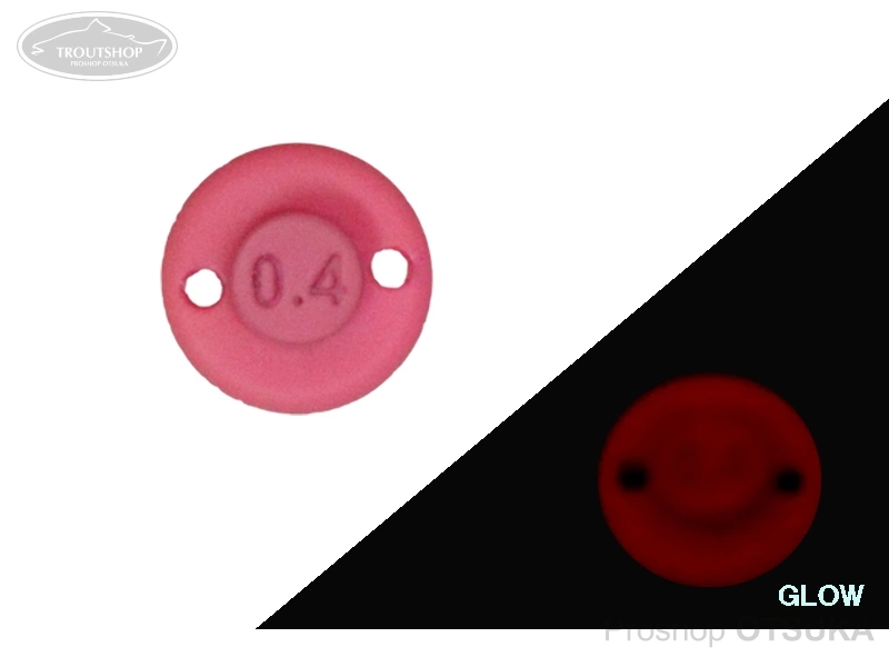 ティモン ブング ブング 0.4g 0.4g 10mm #166 レッドグローピンク