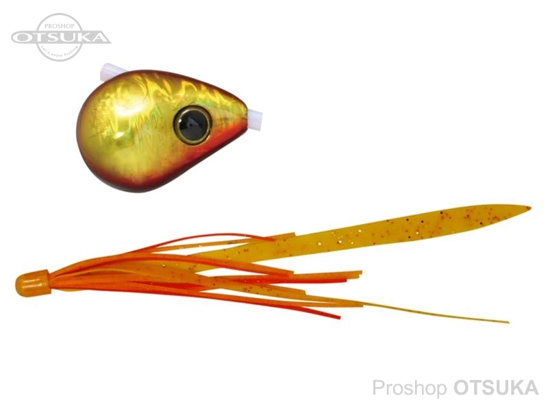 ジャッカル 爆流ビンビン玉 スライド 60g #F178 レッドゴールドエビ