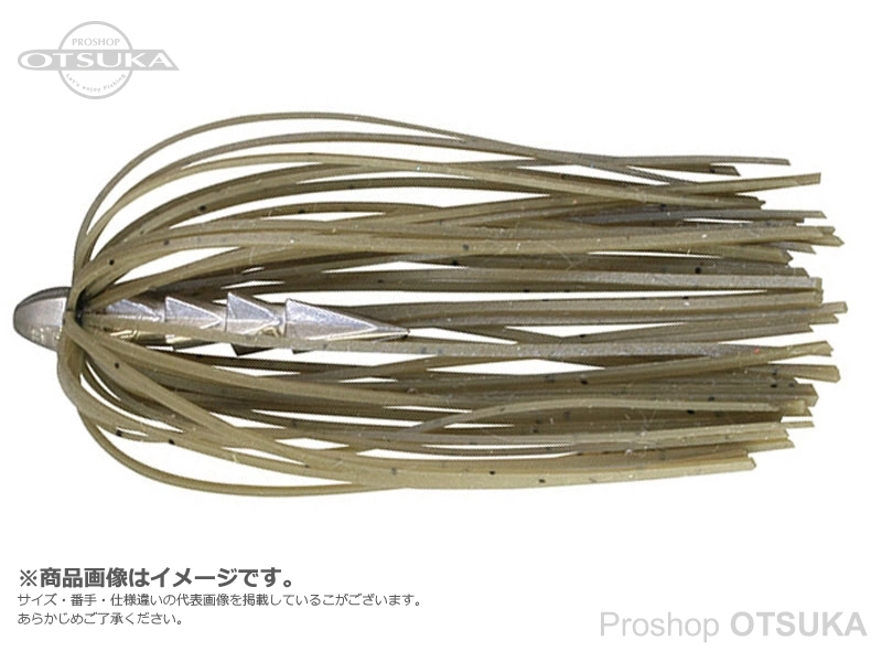 ジャッカル タングステンカスタムシンカー ホールネイル 1/8oz 3.5g # グリーンパンプキンペッパー