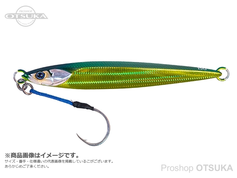 ジャッカル バンブルズジグ ショート180g 180g #グリキンスリム