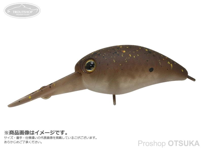 ティモン チビパニクラ チビパニクラDR 25mm 1.4g フローティング #エンドグローペレブラウン