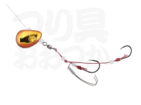 ジャッカル TGビンビンテンヤ鯛夢 - 遊動 #F-0017 エビオレンジ/ゴールド 5号