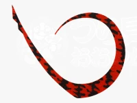 ジャッカル ビンビンスイッチT+ネクタイ - マスターカーリー #F0187 シマシマレッド -