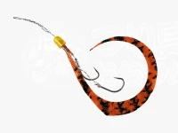 Jackall BinBin Hook -  Musou Necktie Hook Set Size F0348 Striped Brown Glitter Size 8 2-hook specification