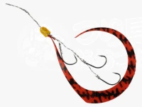 ジャッカル ビンビンフック - 無双ネクタイフックセット #シマシマレッド 3本鈎仕様 