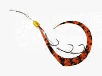 Jackall BinBin Hook -  Musou Necktie Hook Set Size F0348 Striped Brown Glitter Size 8 3-hook specification