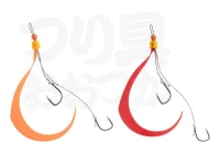 ジャッカル ビンビンスイッチ - スペアーラバーセット #オレンジ&amp;レッドセット フックサイズ#9/#9