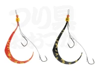 ジャッカル ビンビンスイッチ - スペアーラバーセット #オレンジ&amp;ブラック/ゴールドセット フックサイズ#9/#9