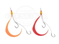 ジャッカル ビンビンスイッチ - スペアーラバーセット #オレンジ&amp;レッドセット フックサイズ#10/#10