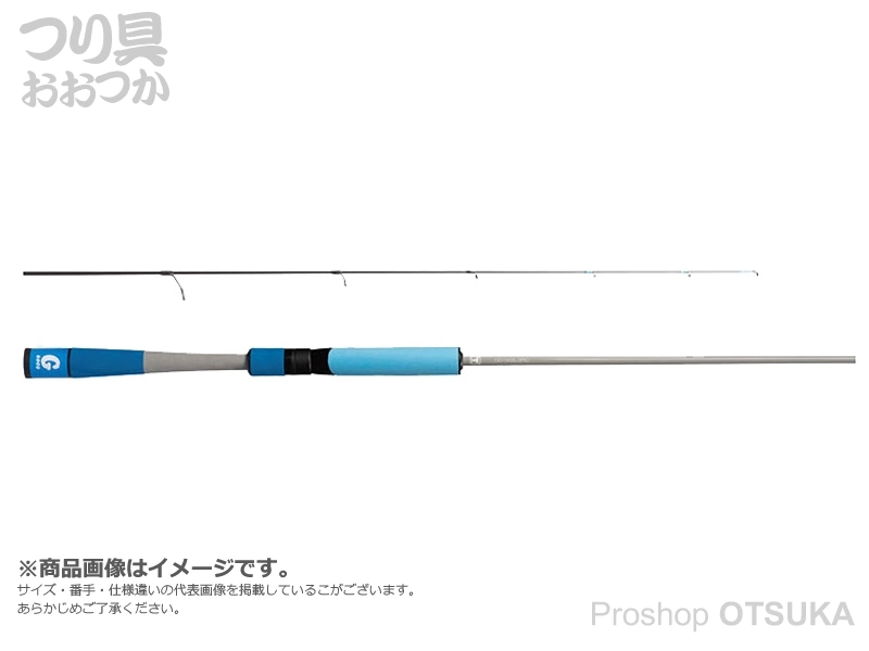 ジャッカル グッドロッド GD-S62L-2PC 6.0ft ルアー3-10g / #ブルー の