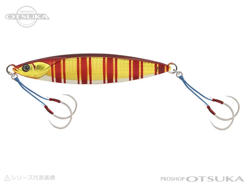 ジャッカル バンブルズ バンブルズジグスロー 120g #グローベリーアカキンストライプ