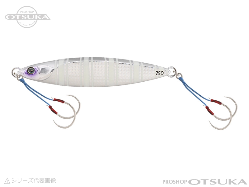 ジャッカル バンブルズ バンブルズジグスロー 120g #シルバーグローストライプ