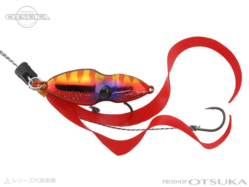 ジャッカル 鉛式ビンビンスイッチ 鉛式ビンビンスイッチ 100g 100g デュアルカーリー標準装備 #F-0069 レッドゴールド