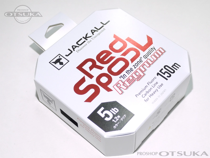 ジャッカル レッドスプール レッドスプール レグナム ** 5lb 1.2号 150m #クリア