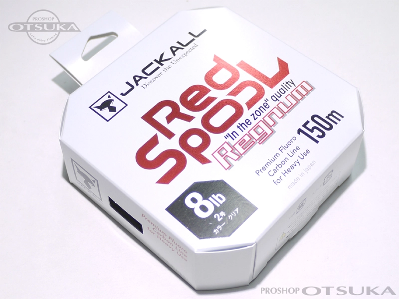 ジャッカル レッドスプール レッドスプール レグナム ** 8lb 2号 150m #クリア