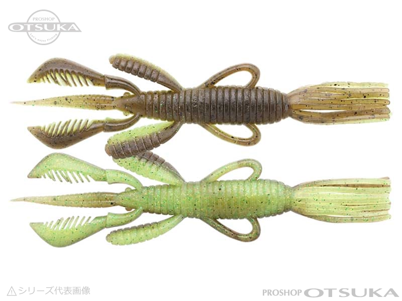 ジャッカル パインシュリンプ パインシュリンプ 3.5インチ ARカスタム 3.5インチ #グリパン/チャート