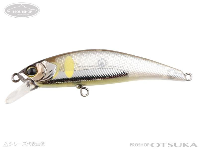 ティモン トリコロール トリコロール流芯 ノッカー63HW 63mm 7.6g シンキング #カギロイアユ