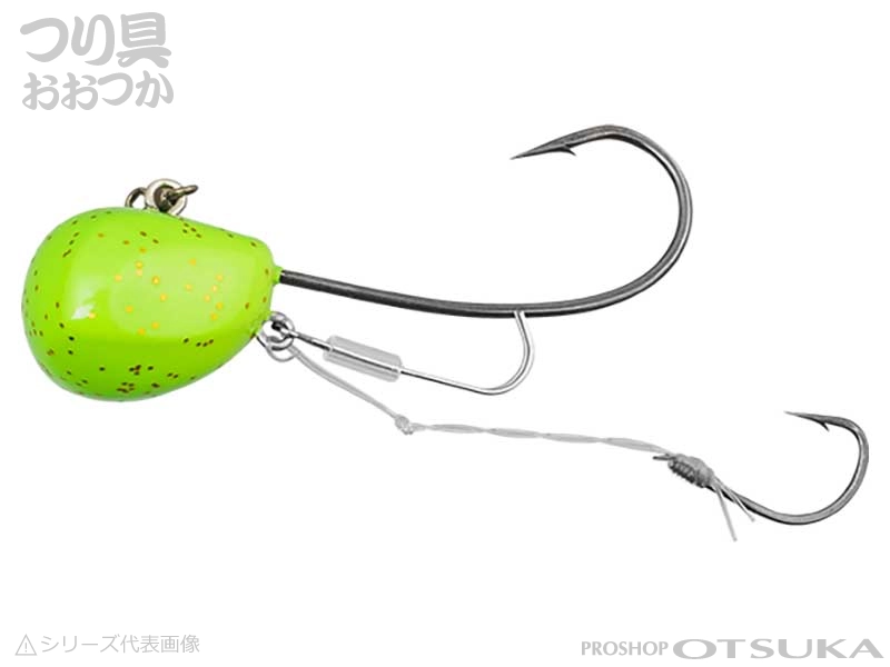 ジャッカル 鉛式 ビンビンテンヤ鯛夢 鉛式 ビンビンテンヤ鯛夢 8号 8号 #チャートグローゴールドフレーク