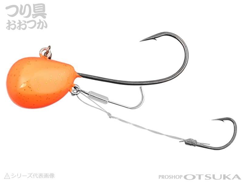 ジャッカル 鉛式 ビンビンテンヤ鯛夢 鉛式 ビンビンテンヤ鯛夢 15号 15号 #オレンジゴールドフレーク