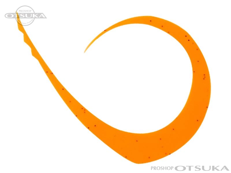 ジャッカル ビンビン玉 マスターカーリー ストロング 厚さ0.9mm #F0347　スケスケオレンジ