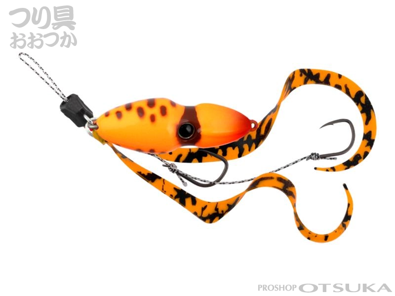 ジャッカル 鉛式ビンビンスイッチ 鉛式ビンビンスイッチ 100g 100g デュアルカーリー標準装備 #F-0353 スイッチオレンジ