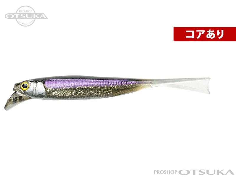 ジャッカル ドリフトフライ ドリフトフライ 4インチ エラストマー FECO認定 #フラッシングワカサギ