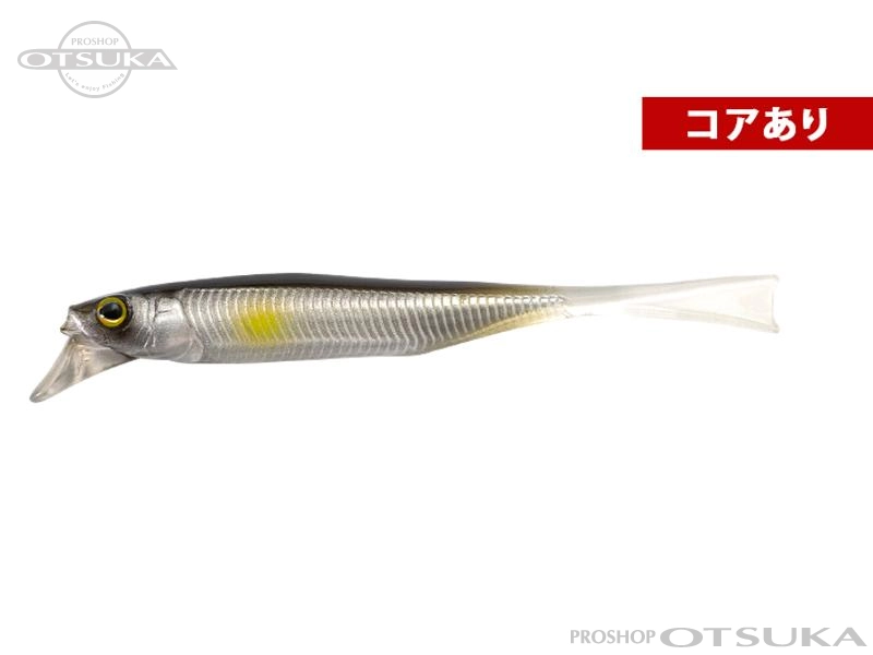 ジャッカル ドリフトフライ ドリフトフライ 4インチ エラストマー FECO認定 #銀粉アユ