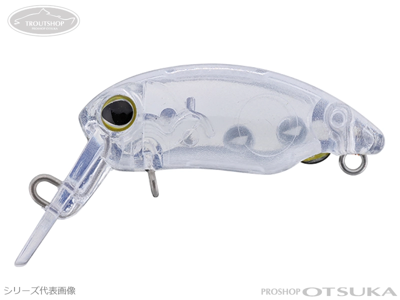 トップウォータープラグ 14個+デカミッツドライ2個セット ティモン ミッツドライ 2フック 28mm 1.3g フローティング #クリアー