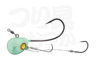 ジャッカル TGビンビンテンヤ鯛夢 - 固定式13号 #F-0010 チャートグローゴールドフレーク 13号