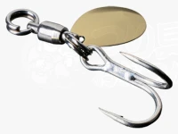 ジャッカル ブレードジギングフックセット -  ダブル #ゴールド L フック#1