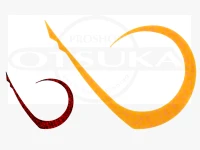 Jackall BinBin Switch T+ Necktie - Master Curly Size F-0381 Red Glow Orange Compatible with all hook sizes.