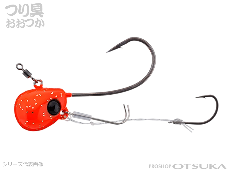 ジャッカル TGビンビンテンヤ鯛夢 固定式5号 5号 #F-0006 オレンジゴールドフレーク