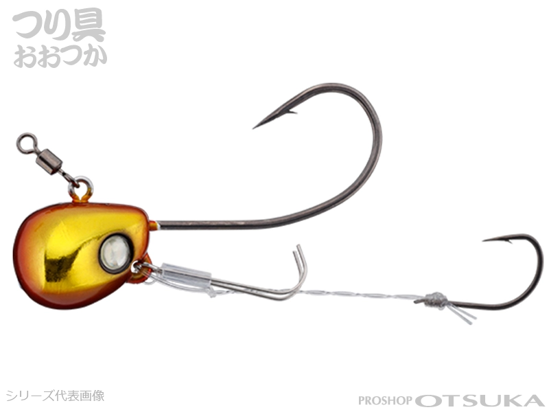 ジャッカル TGビンビンテンヤ鯛夢 固定式10号 エサキーパー搭載 #レッド/ゴールド