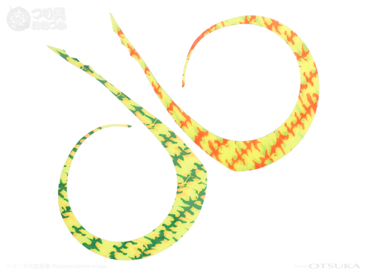 ジャッカル ビンビン玉 カスタムネクタイ マスターカーリー ミディアム  #F-0349 パロットチャート