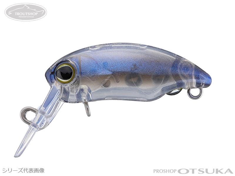 ティモン ミッツ ミッツドライ ラトル 2フック 28mm 1.4g フローティング #幻影ライン