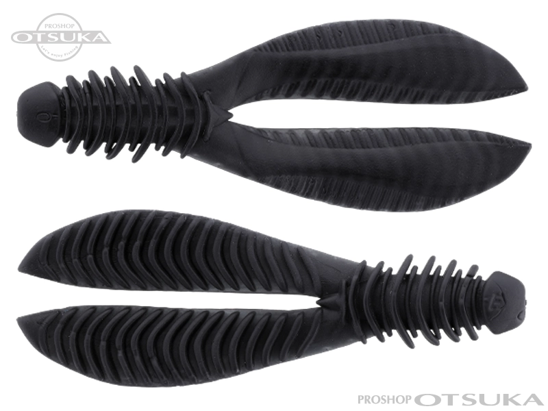 ジャッカル リビングバニー リビングバニー 3.8インチ エラストマー 3.8インチ #ストレートブラック