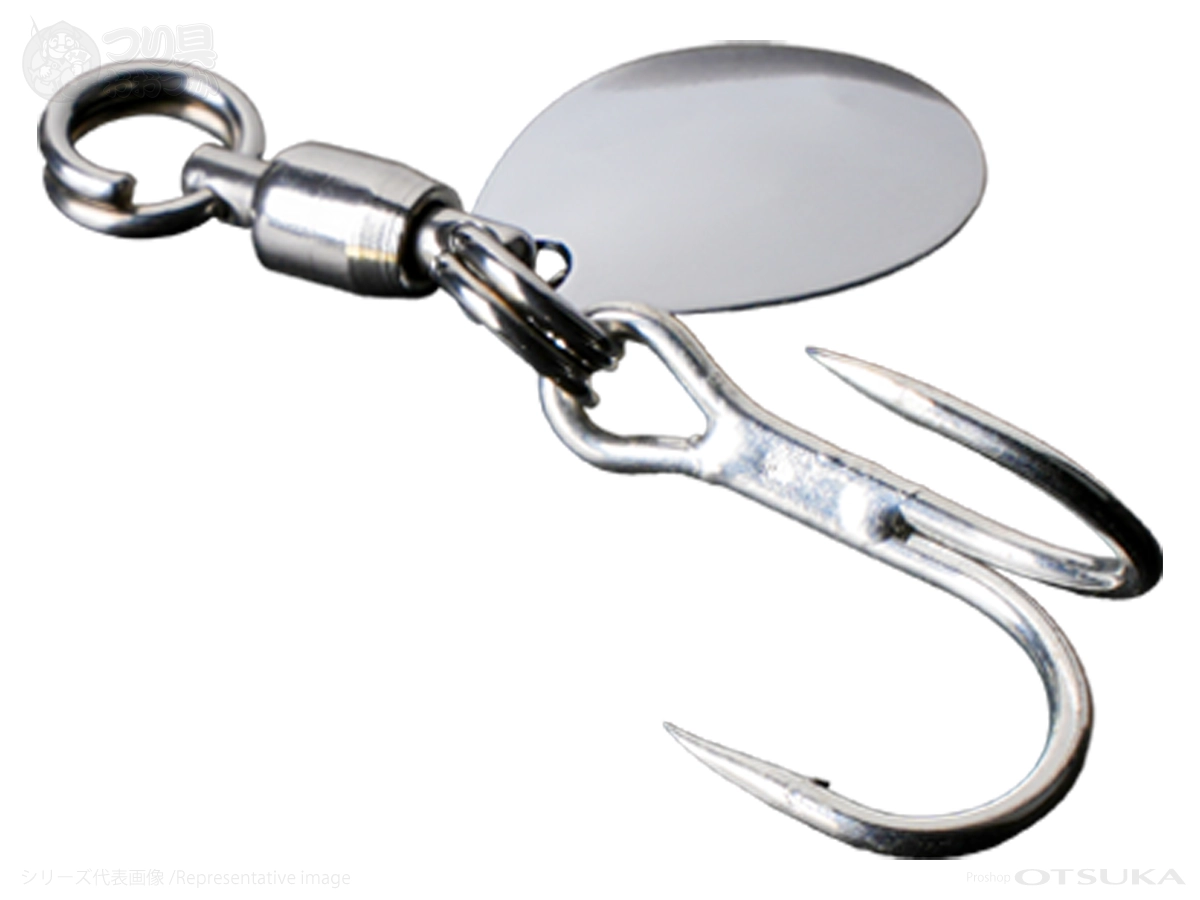ジャッカル ブレードジギングフックセット ブレードジギングフックセット ダブル S フック#3 #シルバー