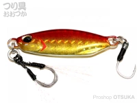 デュオ ドラッグメタルキャスト - スロー #PHA0026 アカキン 15g　43mm