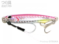 DUO Drag Metal Cast -  Slim #PHA0009 Pink Back 20g 65mm