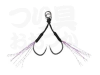 DUO Drag Metal Cast -  Assist Hook DC-WC Size Pink Tinsel Size 8 Double