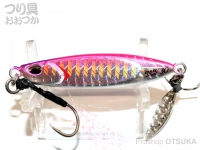 デュオ ドラッグメタルキャスト -  ショット #ピンクバック 30g　60mm リアウェイトボディ
