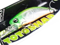 デュオ テトラワークス - トトシャッド48S #CPA0601 ライムヘッドチャートOB 48mm 4.5g シンキング