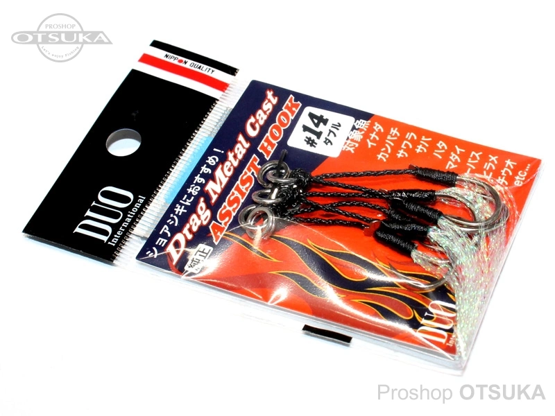 デュオ ドラッグメタルキャスト ドラッグメタルキャスト純正アシストフック DC-WC #14 #クリアティンセル