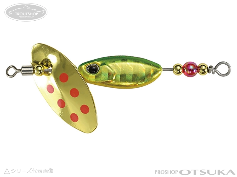 デュオ スピアヘッド リュウキスピナー 3.5g 3.5g 20mm(ボディーサイズ) #グリーンゴールド