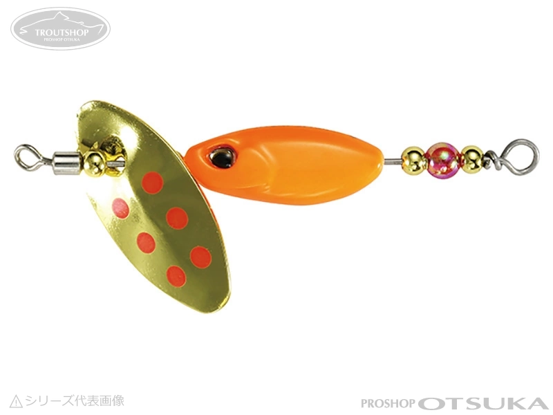 デュオ スピアヘッド リュウキスピナー 5.0g 5.0g 20mm(ボディーサイズ) #蛍光オレンジ