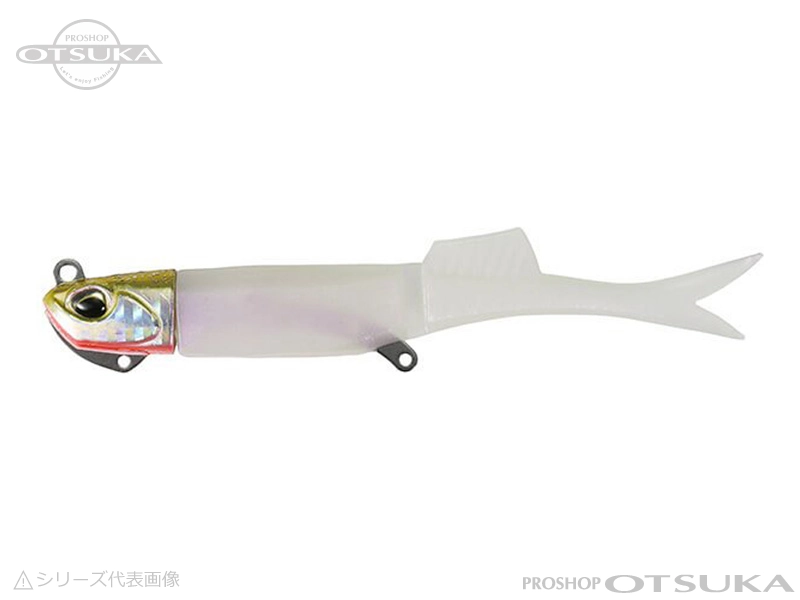 デュオ ビーチウォーカー ハウル ビーチウォーカー ハウルフィッシュセット27 ヘッド 27g ワーム4インチ #AHA0211 コガネアジ