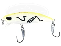 デュオ スピアヘッド - リュウキ46S D3シングル #Wh-ing/白イナゴ 46mm 5g シンキング